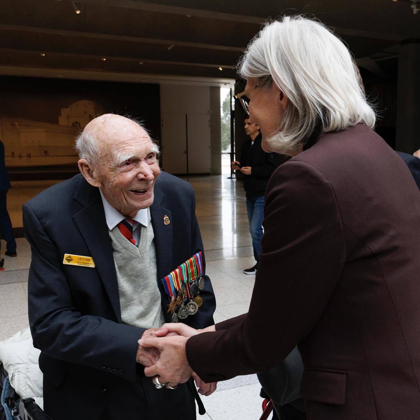 Les Cook with the GG